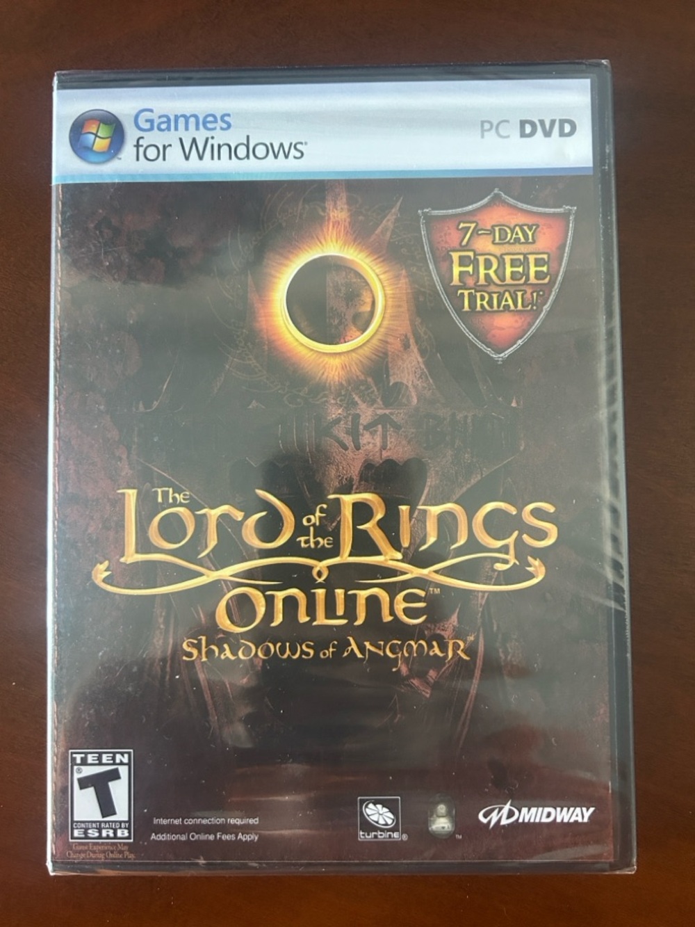 The Lord of the Rings Online: Shadows of Angmar PC DVD - Black/Gold